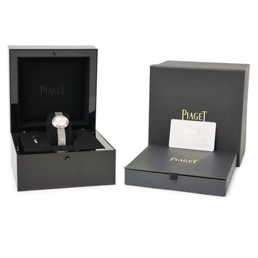 腕時計 ピアジェ PIAGET ポセション G0A48380 クオーツ レディース 純正ダイヤ シルバー サンレイ 回転ベゼル