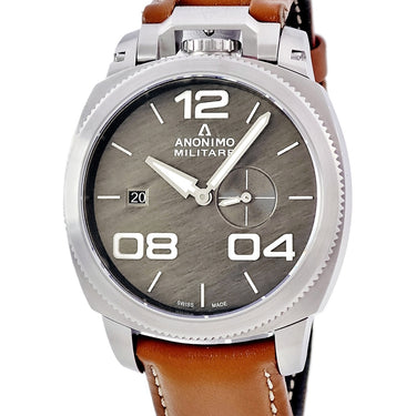 腕時計 アノーニモ ANONIMO ミリターレ クラシック AM-1020.01.002.A02 自動巻き メンズ OH済 グレー スモールセコンド デイト