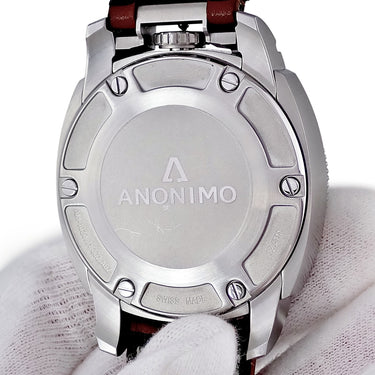 腕時計 アノーニモ ANONIMO ミリターレ クラシック AM-1020.01.002.A02 自動巻き メンズ OH済 グレー スモールセコンド デイト
