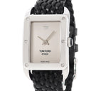 腕時計 トムフォード TOM FORD N.003 タイムピースシリーズ TFT003 003 クオーツ メンズ シルバー 角型 レクタンギュラー