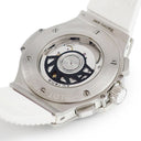 腕時計 ウブロ HUBLOT ビッグバン スチール ホワイト ダイヤモンド 342.SE.230.RW.114 自動巻き メンズ 純正ダイヤ デイト