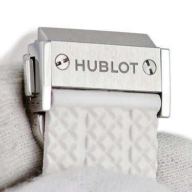 腕時計 ウブロ HUBLOT ビッグバン スチール ホワイト ダイヤモンド 342.SE.230.RW.114 自動巻き メンズ 純正ダイヤ デイト