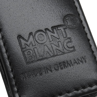 モンブラン Montblanc マイスターシュテュック クラスプ付きペンケース 1本用 ブラック レザー ペンケース 黒 ペン入れ 1本 1本差し