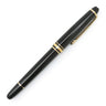 モンブラン Montblanc マイスターシュテュック クラシック ローラーボール ブラック×ゴールド メタル プレシャスレジン ボールペン ゴールド金具 黒インク インク切れ