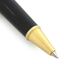 モンブラン Montblanc マイスターシュテュック クラシック ローラーボール ブラック×ゴールド メタル プレシャスレジン ボールペン ゴールド金具 黒インク インク切れ