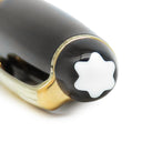 モンブラン Montblanc マイスターシュテュック クラシック ローラーボール ブラック×ゴールド メタル プレシャスレジン ボールペン ゴールド金具 黒インク インク切れ