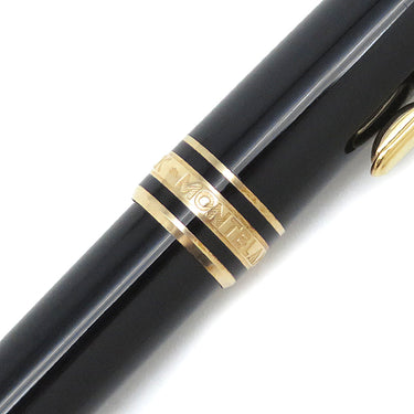 モンブラン Montblanc マイスターシュテュック クラシック ローラーボール ブラック×ゴールド メタル プレシャスレジン ボールペン ゴールド金具 黒インク インク切れ