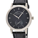 腕時計 ランゲ&ゾーネ LANGE&SOHNE グランド サクソニア 307.029/LS3073AD 自動巻き メンズ OH済 K18WG無垢 ブラック スモールセコンド