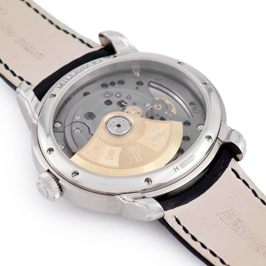 腕時計 オーデマピゲ AUDEMARS PIGUET ミレネリー 4101 15350ST.OO.D002CR.01 自動巻き メンズ OH済 スケルトン ローマン オフセンター