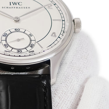 腕時計 IWC IWC ポルトギーゼ ハンドワインド ヴィンテージ 8デイズ IW544505 手巻き メンズ OH済 Pt950無垢 140周年記念 限定