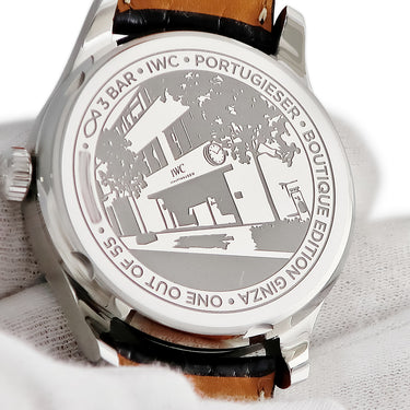 腕時計 IWC IWC ポルトギーゼ オートマティック 7デイズ 銀座ブティック限定 IW500707 自動巻き メンズ スモールセコンド デイト