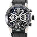 腕時計 タグホイヤー TAG Heuer カレラ キャリバー ホイヤー02T トゥールビヨン CAR5A8Y.FC6377 自動巻き メンズ 新品同様 クロノグラフ