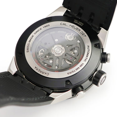腕時計 タグホイヤー TAG Heuer カレラ キャリバー ホイヤー02T トゥールビヨン CAR5A8Y.FC6377 自動巻き メンズ 新品同様 クロノグラフ