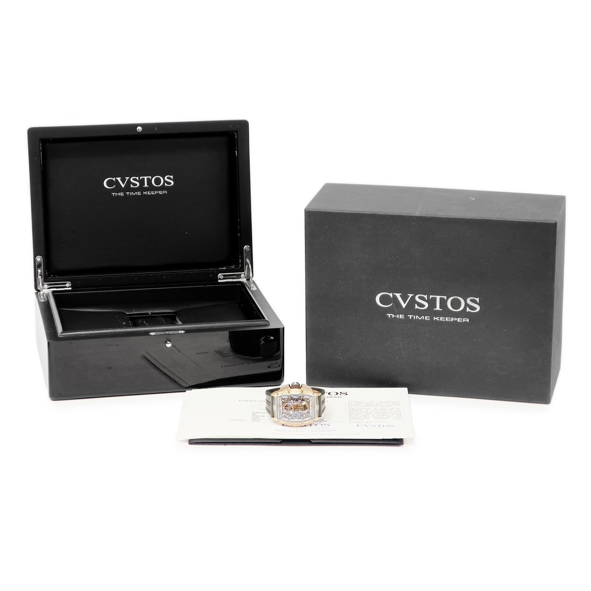 クストス CVSTOS チャレンジ クロノ2 ブランカード CVT-CHR2 5NTT 自動