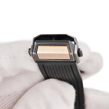 腕時計 ウブロ HUBLOT ビッグバン ワンクリック キングゴールド パヴェ 465.OX.1180.RX.1604 自動巻き メンズ 純正ダイヤ ブラック