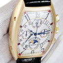 腕時計 フランクミュラー FRANCK MULLER トノウカーベックス ビーレトログラード パーペチュアル 7850CCQPB 自動巻き メンズ OH済 K18YG無垢