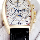 腕時計 フランクミュラー FRANCK MULLER トノウカーベックス ビーレトログラード パーペチュアル 7850CCQPB 自動巻き メンズ OH済 K18YG無垢