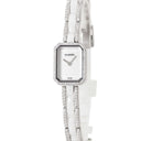 腕時計 シャネル CHANEL プルミエール H2146 クオーツ レディース K18WG×セラミック コンビ 純正ダイヤ ホワイト 白