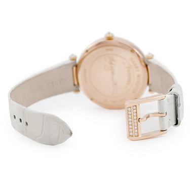 腕時計 ハリーウィンストン Harry Winston プルミエール ムーンフェイズ PRNQMP36RR001 クオーツ レディース K18RG無垢 純正ダイヤ シェル
