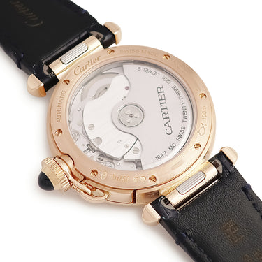 腕時計 カルティエ Cartier パシャ ドゥ カルティエ WJPA0020 自動巻き レディース K18RG無垢 純正ダイヤ グリッド ギョウシェ