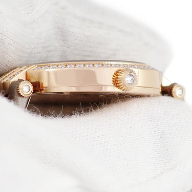 腕時計 ハリーウィンストン Harry Winston プルミエール レース 31mm PRNQHM31RR002 クオーツ レディース K18RG無垢 純正ダイヤ シェル