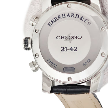 腕時計 エベラール Eberhard クロノ4 21-42 31073.CN CP 自動巻き メンズ クロノグラフ デイト タキメーター スモールセコンド