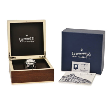 腕時計 エベラール Eberhard クロノ4 21-42 31073.CN CP 自動巻き メンズ クロノグラフ デイト タキメーター スモールセコンド