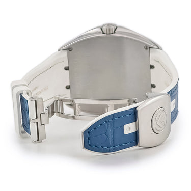 腕時計 フランクミュラー FRANCK MULLER ヴァンガード マリナー V45SCDTYTMAR ACAC 自動巻き メンズ ブルー 青 デイト トノー トノウ