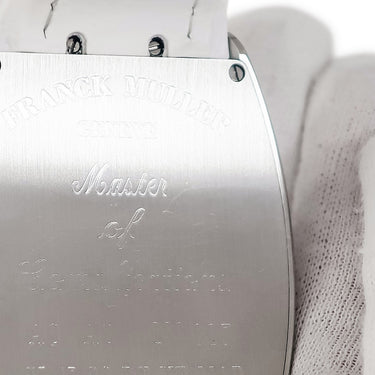 腕時計 フランクミュラー FRANCK MULLER ヴァンガード マリナー V45SCDTYTMAR ACAC 自動巻き メンズ ブルー 青 デイト トノー トノウ