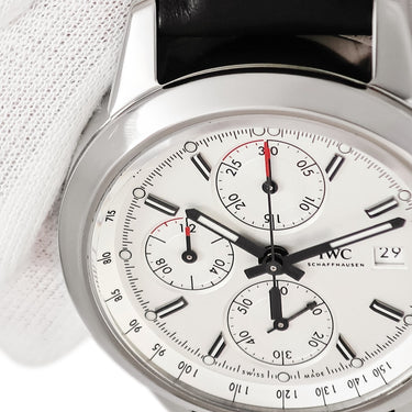 腕時計 IWC IWC インヂュニア クロノグラフ W125 IW380701 自動巻き メンズ シルバー スモールセコンド デイト 限定