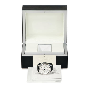 腕時計 IWC IWC インヂュニア クロノグラフ W125 IW380701 自動巻き メンズ シルバー スモールセコンド デイト 限定