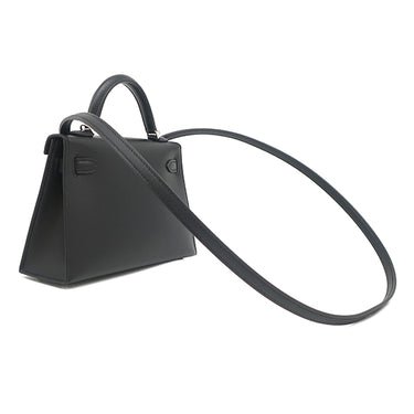 エルメス HERMES ミニケリードゥ シュヴァル ド ボワ ノワール ブラック カーフ ヴォータデラクト 2WAYバッグ シルバー金具 新品 未使用 馬 2025年製