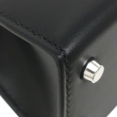 エルメス HERMES ミニケリードゥ シュヴァル ド ボワ ノワール ブラック カーフ ヴォータデラクト 2WAYバッグ シルバー金具 新品 未使用 馬 2025年製