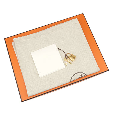 エルメス HERMES ピコタンロック 18 PM ブルータイ トリヨンクレマンス ハンドバッグ シャンパンゴールド金具 新品 未使用 2025年製
