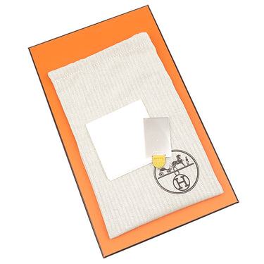 エルメス HERMES コンスタンス3 ミニ ミロワール ジョーヌナプル シェーブル ショルダーバッグ シルバー金具 新品 未使用 黄色 2025年製
