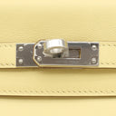 エルメス HERMES ケリー25 内縫い ジョーヌプッサン ヴォースイフト 2WAYバッグ シルバー金具 ショルダー
