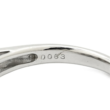 ノンブランド NON BRAND 黒蝶パール 13.9mm ダイヤ 0.63ct シルバー×プラチナシルバー Pt900 パール ダイヤモンド リング 指輪 1P 1粒 真珠 大粒 Pt900 パヴェ セミラウンドシェイプ 14.5号