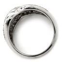 タサキ TASAKI エタニティ ダイヤモンド プラチナシルバー Pt900 ダイヤモンド リング 指輪 ブリリアントカット デザインリング プラチナ 11.5号