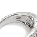 タサキ TASAKI エタニティ ダイヤモンド プラチナシルバー Pt900 ダイヤモンド リング 指輪 ブリリアントカット デザインリング プラチナ 11.5号