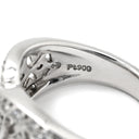 タサキ TASAKI エタニティ ダイヤモンド プラチナシルバー Pt900 ダイヤモンド リング 指輪 ブリリアントカット デザインリング プラチナ 11.5号