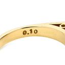 タサキ TASAKI 白蝶パール 12.8ｍｍ ダイヤモンド ゴールド×イエローゴールド K18YG パール ダイヤモンド リング 指輪 TASAKI 真珠 大粒 Au750 18K 18金 YG 11.5号