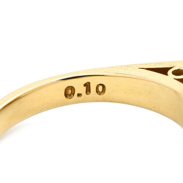 タサキ TASAKI 白蝶パール 12.8ｍｍ ダイヤモンド ゴールド×イエローゴールド K18YG パール ダイヤモンド リング 指輪 TASAKI 真珠 大粒 Au750 18K 18金 YG 11.5号