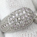 ノンブランド NON BRAND ピンクダイヤモンド 0.50ct デザインリング ピンク×プラチナシルバー Pt900 ピンクダイヤモンド リング 指輪 パヴェ プラチナ900 12号