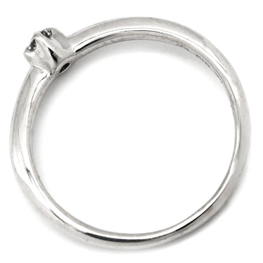 タサキ TASAKI ダイヤモンド ホワイトゴールド Pt900 ダイヤモンド リング 指輪 TASAKI 18K 750 WG 1石 1粒 12号