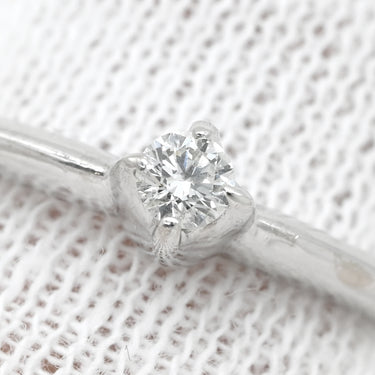 タサキ TASAKI ダイヤモンド ホワイトゴールド Pt900 ダイヤモンド リング 指輪 TASAKI 18K 750 WG 1石 1粒 12号