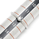 タサキ TASAKI ダイヤモンド ホワイトゴールド Pt900 ダイヤモンド リング 指輪 TASAKI 18K 750 WG 1石 1粒 12号