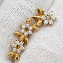 タサキ TASAKI フレグラント ダイヤ イエローゴールド K18YG ダイヤモンド ピアス K18 750 YG フラワー 花 フックピアス イヤーカフ
