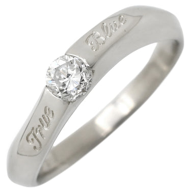 ヴァンドーム青山 VENDOME AOYAMA ダイヤ 0.19ct プラチナシルバー Pt1000 ダイヤモンド リング 指輪 一石 1粒 プラチナ1000 ホールマーク True Blueの刻印あり 12号