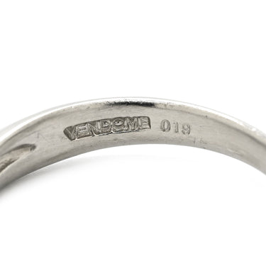 ヴァンドーム青山 VENDOME AOYAMA ダイヤ 0.19ct プラチナシルバー Pt1000 ダイヤモンド リング 指輪 一石 1粒 プラチナ1000 ホールマーク True Blueの刻印あり 12号