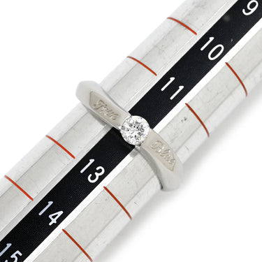 ヴァンドーム青山 VENDOME AOYAMA ダイヤ 0.19ct プラチナシルバー Pt1000 ダイヤモンド リング 指輪 一石 1粒 プラチナ1000 ホールマーク True Blueの刻印あり 12号